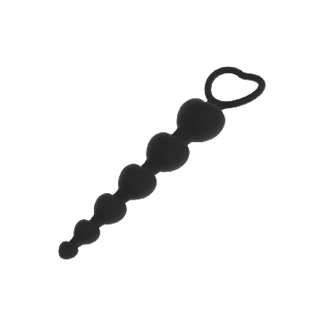Black&Silver - Mila Cadena Anal De Corazones 18 Cm | Vybes.it