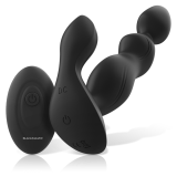 BLACK&SILVER - CORA PLUG PROSTÁTICO SILICONA CONTROL REMOTO