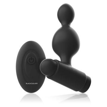 BLACK&SILVER - TUCKER PEQUEÑO PLUG ANAL SILICONA CONTROL REMOTO
