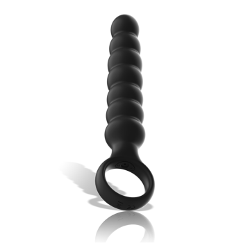 BLACK&SILVER - BOB POTENTE VIBRADOR DILATADOR ANAL SILICONA
