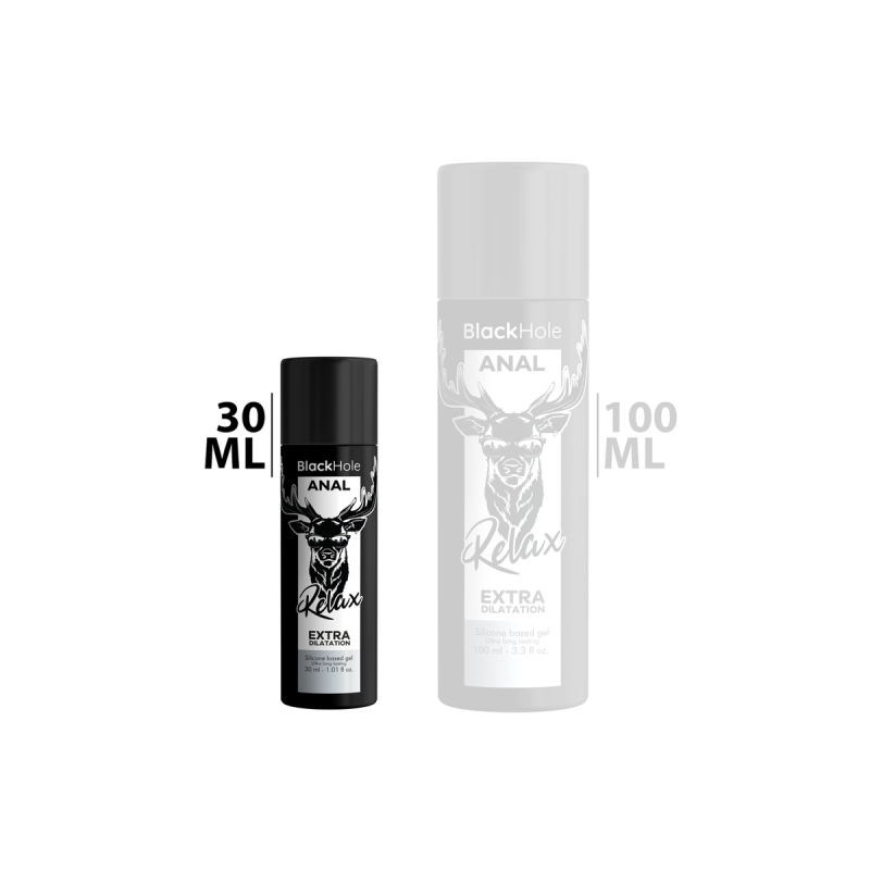 BLACK HOLE - GEL DILATAZIONE ANALE A BASE DI SILICONE 30 ML - Base in…