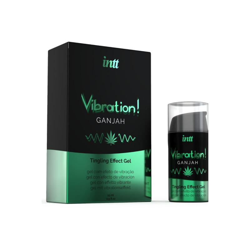 Intt - Potente Estimulante Íntimo Gel Vibrador Liquido Cannabis
