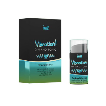 Intt - Kraftvolles Intimstimulierendes Flüssiges Vibrator - Gel Gin