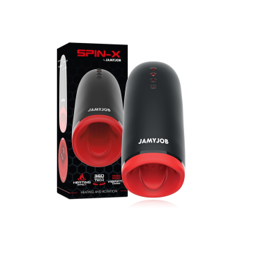 Jamyjob - Spin - X Masturbador Con Rotación Y Función Calor |