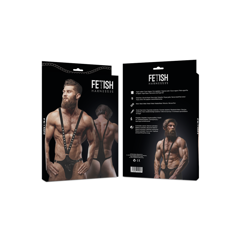 Fetish Submissive Attitude - Arnés Ecopiel Forma De V Hombre |