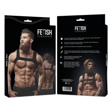 FETISH SUBMISSIVE ATTITUDE - ARNÉS NEOPRENO PECHO HOMBRE TALLA M
