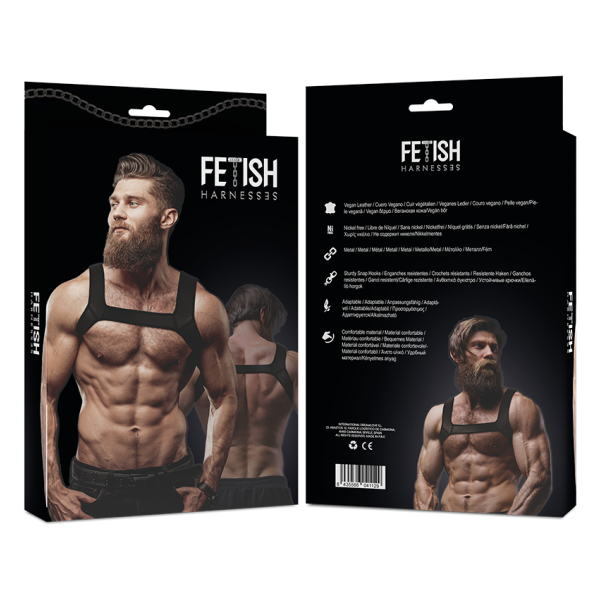 FETISH SUBMISSIVE ATTITUDE - ARNÉS NEOPRENO PECHO HOMBRE TALLA M
