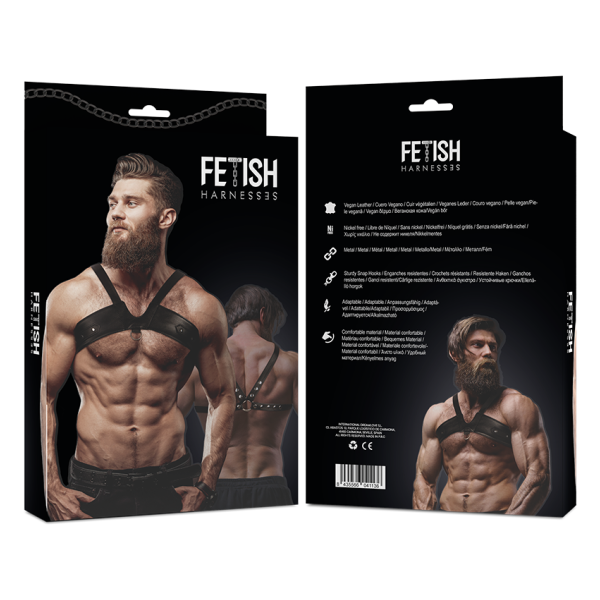 FETISH SUBMISSIVE ATTITUDE - ARNÉS ECOPIEL BRIGADE PECHO HOMBRE