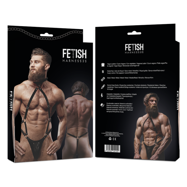 FETISH SUBMISSIVE ATTITUDE - ARNÉS ECOPIEL JOCK STRAP HOMBRE