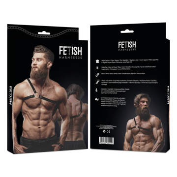 FETISH SUBMISSIVE - ATTITUDE ARNÉS ECOPIEL HOMBRO CRUZADO HOMBRE