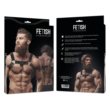 FETISH SUBMISSIVE ATTITUDE - ARNÉS ECOPIEL PECHO HOMBRE
