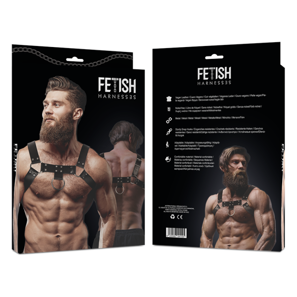 FETISH SUBMISSIVE ATTITUDE - ARNÉS ECOPIEL PECHO HOMBRE