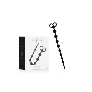 Intense - Jaiden Anal Beads Negro | Vybes.it