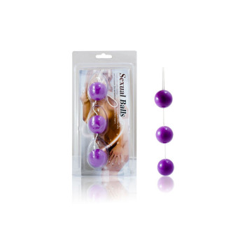 BAILE - STRIP LILAC ABS ANAL BALLS - BAILE STIMULATING - Anal Beads