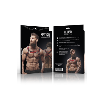 Fetish Submissive Attitude - Arnés Bulldog Ecopiel Pecho Hombre