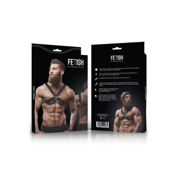 Fetish Submissive Attitude - Harnais De Poitrine Réglable En Éco
