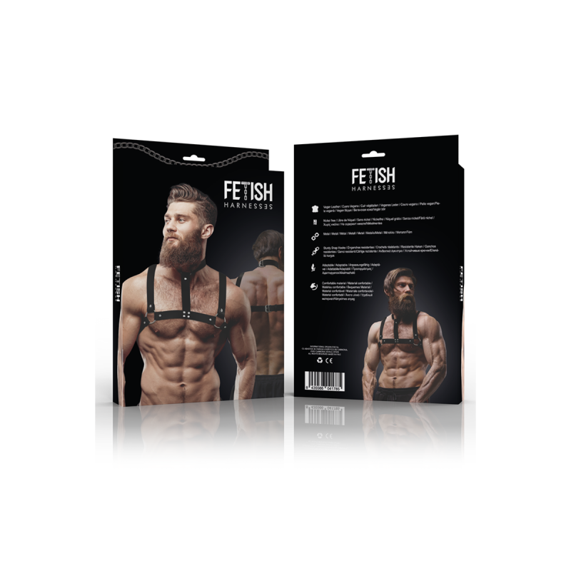 Fetish Submissive Attitude - Harnais De Poitrine Réglable En Éco