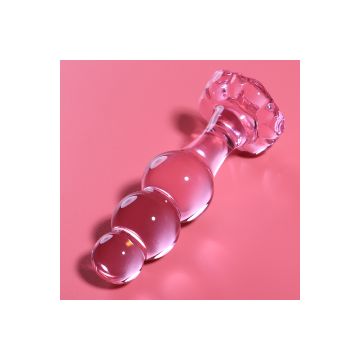 Nebula Series By Ibiza - Modèle 1 Plug Anal Verre Borosilicate Rose