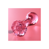 Nebula Series By Ibiza - Plug Anal Modèle 2 Verre Borosilicate Rose