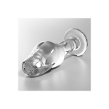 Nebula Series By Ibiza - Model 6 Anal Plug Borosilicate Glass Clear