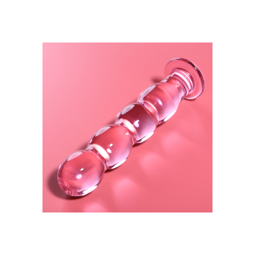 Nebula Series By Ibiza - Modelo 10 Dildo Cristal Rosa 16.5 Cm - O