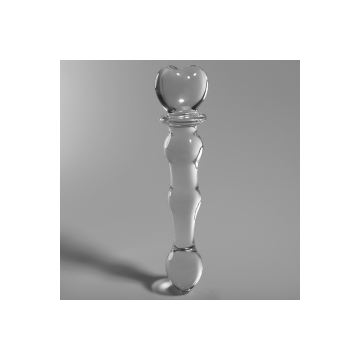 Nebula Series By Ibiza - Model 21 Dildo Borosilicate Glass Clear