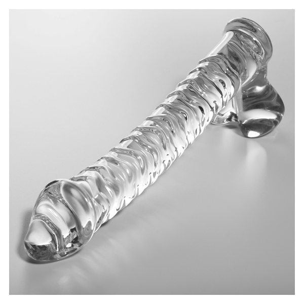 NEBULA SERIES BY IBIZA - MODELO 23 DILDO CRISTAL TRANSPARENTE 21.5 CM -O- 4 CM