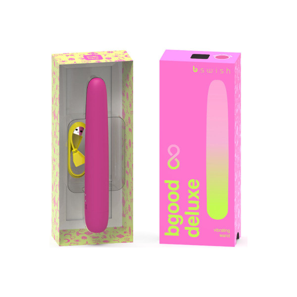 B SWISH - BGOOD INFINITE DELUXE VIBRADOR RECARGABLE SILICONA ROSA
