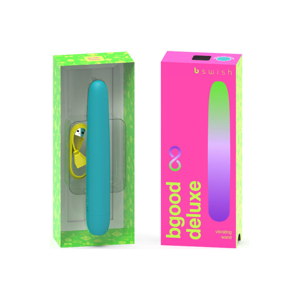 B SWISH - BGOOD INFINITE DELUXE VIBRADOR RECARGABLE SILICONA AZUL
