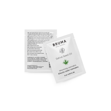 BRUMA - HUILE DE GRAINES DE SATIVA GEL GLISSANT RÉCHAUFFANT SAVEUR DE…