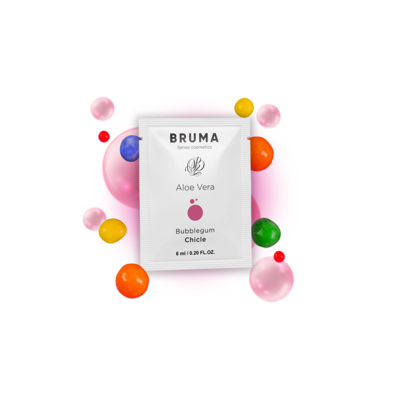 BRUMA - ALOE VERA SLIDING GEL BUBBLEGUM FLAVOR 6 ML - Monodose