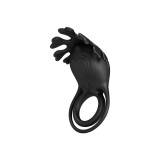 Pretty Love - Ruben Anillo Vibrador 7 Vibraciones Silicona Negro |