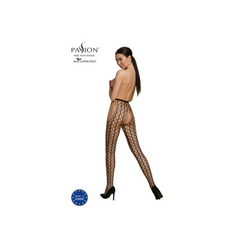 Passion - Eco Collection Bodystocking Eco S007 Negro | Vybes.it