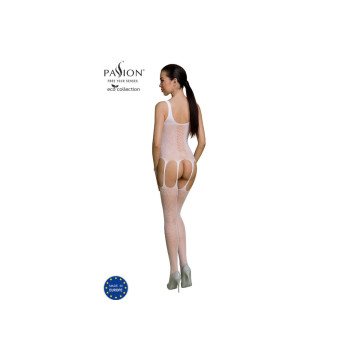 Passion - Eco Collection Bodystocking Eco Bs007 Blanco | Vybes.it