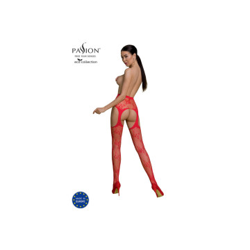 Passion - Eco Collection Bodystocking Eco S001 Rojo | Vybes.it