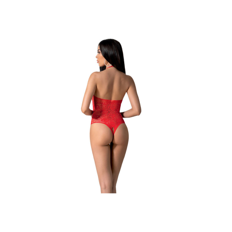 PASSION - BS094 BODYSTOCK ROSSO TAGLIA UNICA - PASSION WOMAN BODYSTOC…