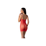 PASSION - BS096 ROTER BODYSTOCKING, EINE GRÖSSE - PASSION WOMAN BODYS…