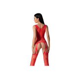 PASSION - BS099 BODYSTOCK ROSSO TAGLIA UNICA - PASSION WOMAN BODYSTOC…