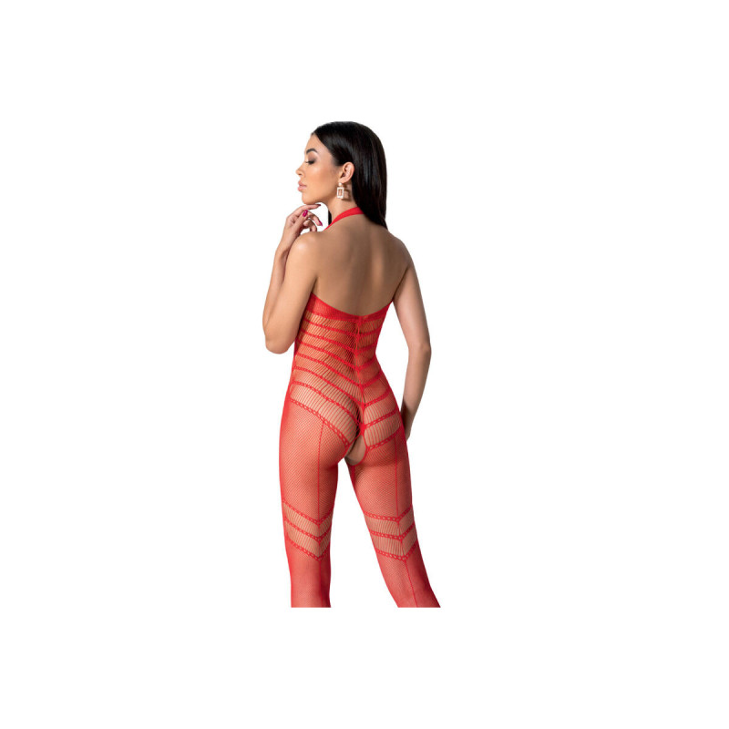 PASSION - BS100 BODYSTOCKING ROT EINE GRÖSSE - PASSION WOMAN BODYSTOC…