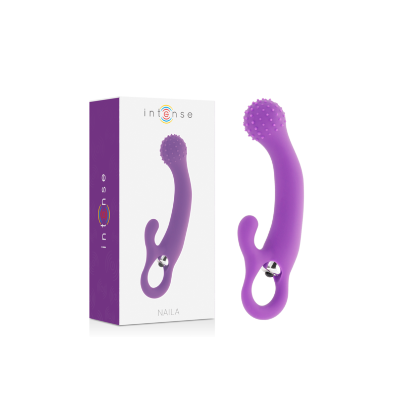Intense - Naila Vibrating Silicone Lila | Vybes.it