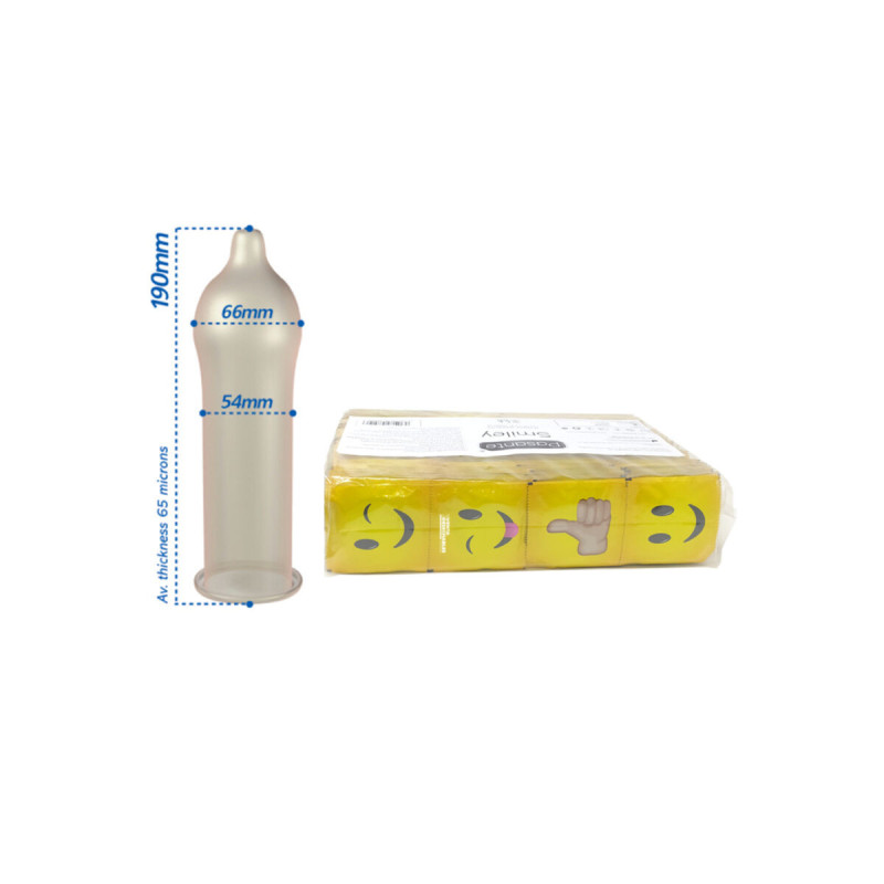 PASANTE - KONDOME SMILEY BEUTEL 144 EINHEITEN - Kälte- oder Wärmeeffe…