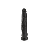 King Cock - Realistischer Penis Mit Eier 30.5 Cm Schwarz | Vybes.it