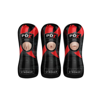 Pdx Elite - Set Masturbador Stroker 12 Unidades: 6X Vagina, 3X Ano