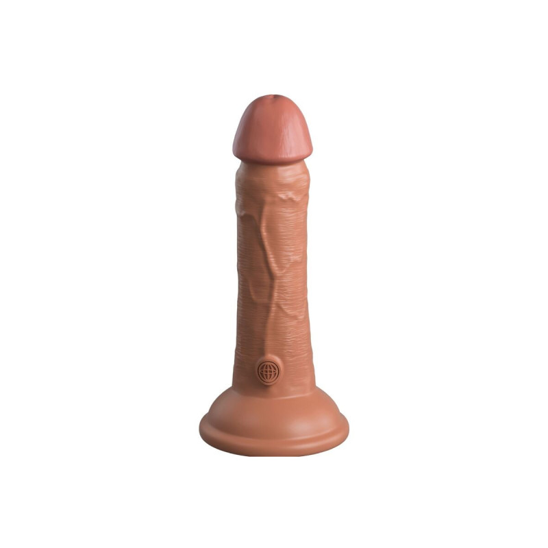 King Cock - Élite Dildo Realístico Vibrador & Silicona 15.2 Cm