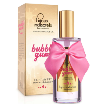 BIJOUX INDISCRETS - LIGHT MY FIRE MASSAGEÃL WRMEEFFEKT GUM-GESCHMACK