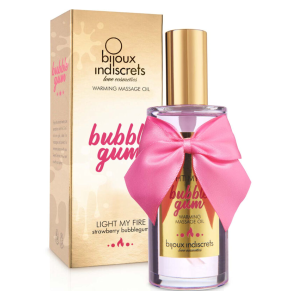BIJOUX INDISCRETS - LIGHT MY FIRE MASSAGEÃL WRMEEFFEKT GUM-GESCHMACK