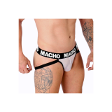 MACHO - MX26X1 JOCK GRID WEISS S - MACHO UNDERWEAR - /product_models/…