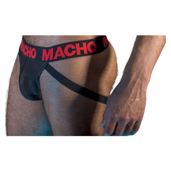 MACHO - MX26X2 JOCK NEGRO/ROJO S