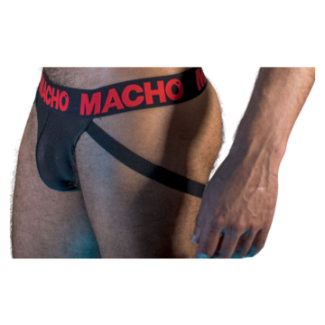 MACHO - MX26X2 JOCK NEGRO/ROJO M