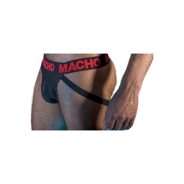 MACHO - MX26X2 JOCK NERO/ROSSO M - MACHO UNDERWEAR - /product_models/…